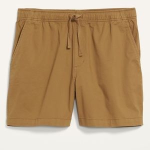 Mens khaki jogger shorts